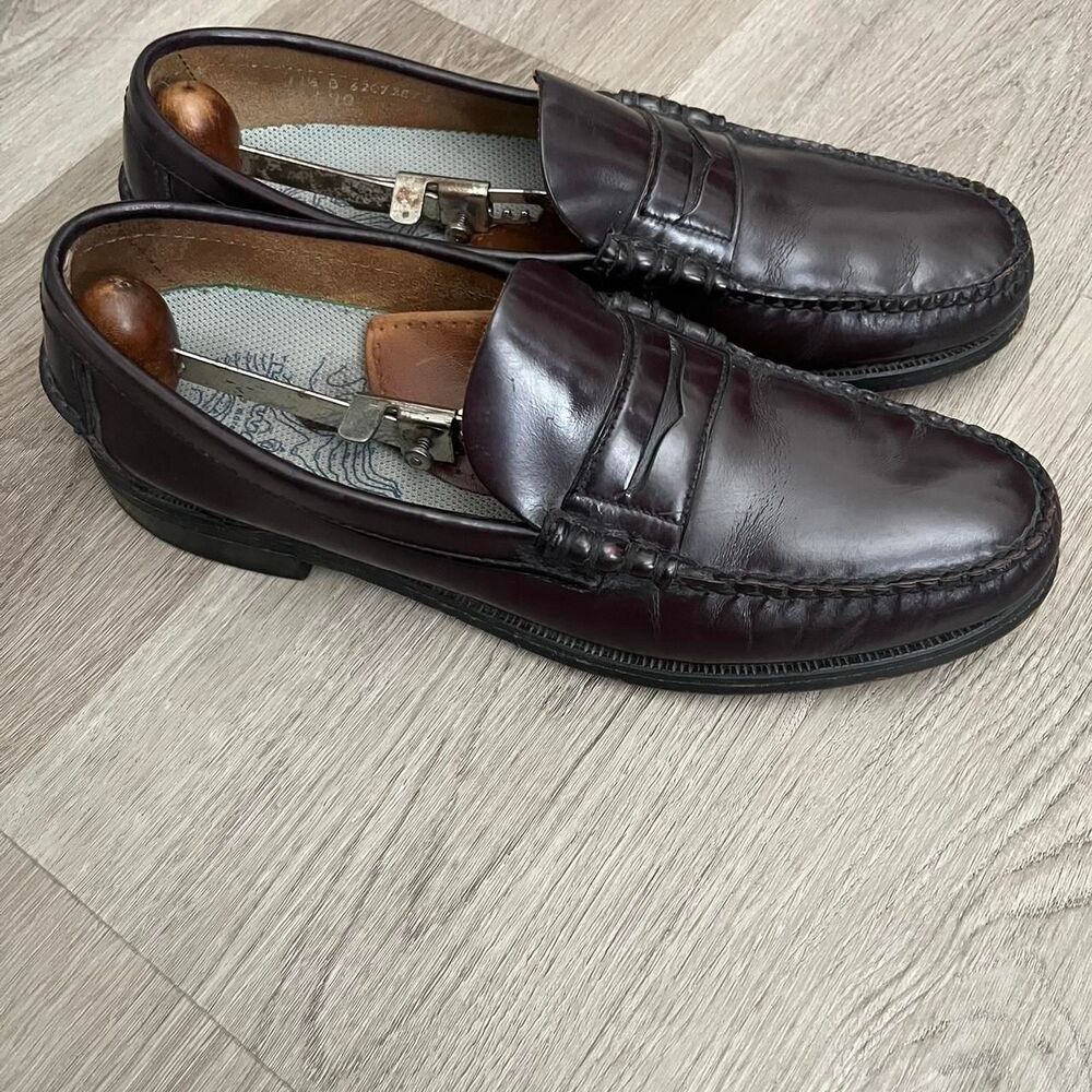 Sebago Men's Brown and Burgundy Loafers Size 11.5 B